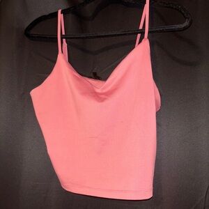 Pink DYNAMITE cropped tank